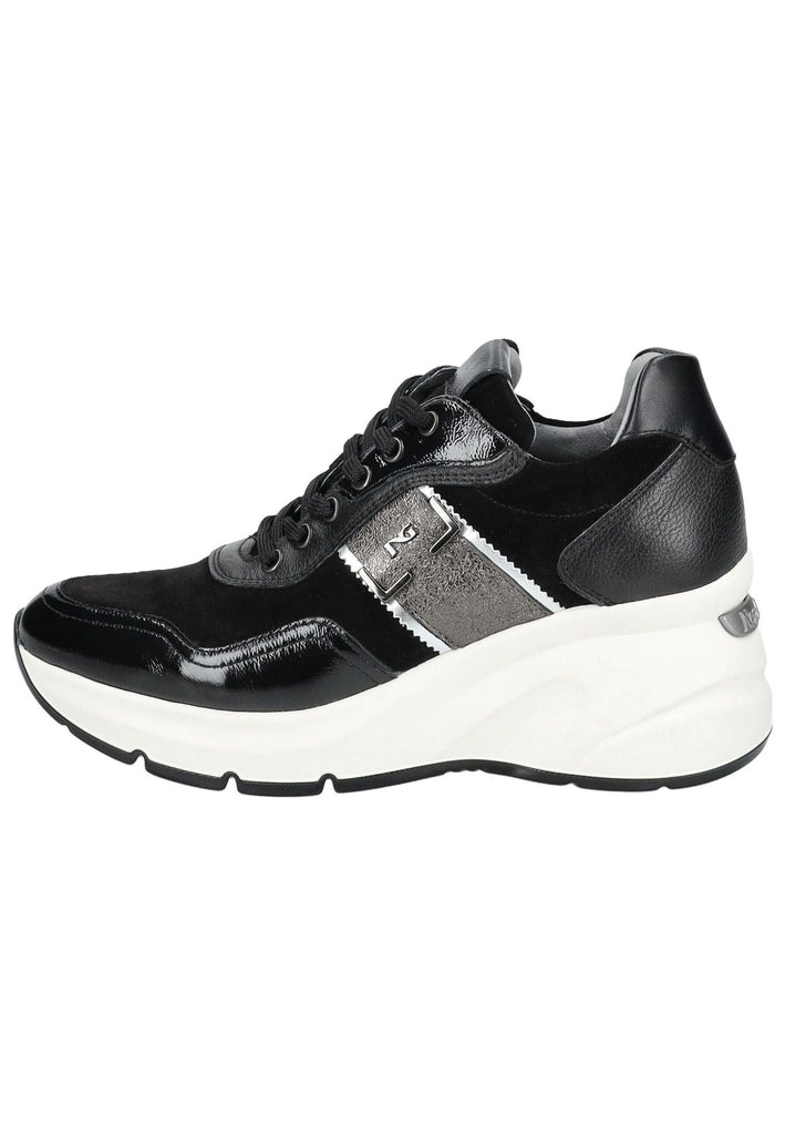Nero Giardini Sneaker Leder/Textil Schwarz Kombi