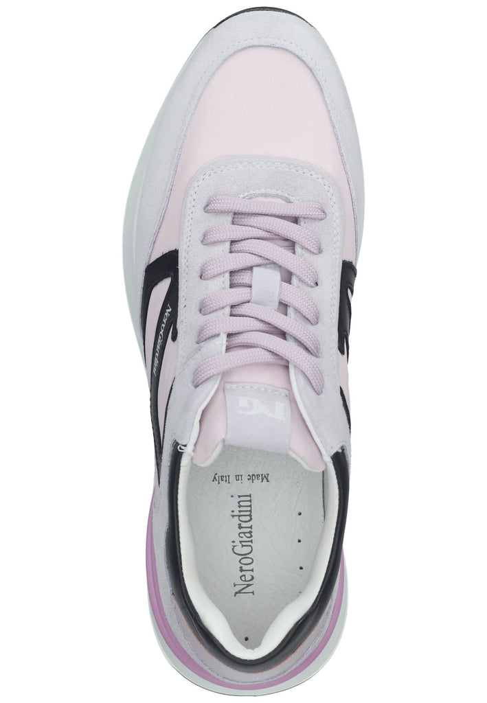 Nero Giardini Sneaker Leder/Textil Schwarz/Rosa