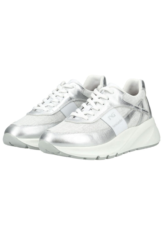 Nero Giardini Sneaker Leder/Textil Silber