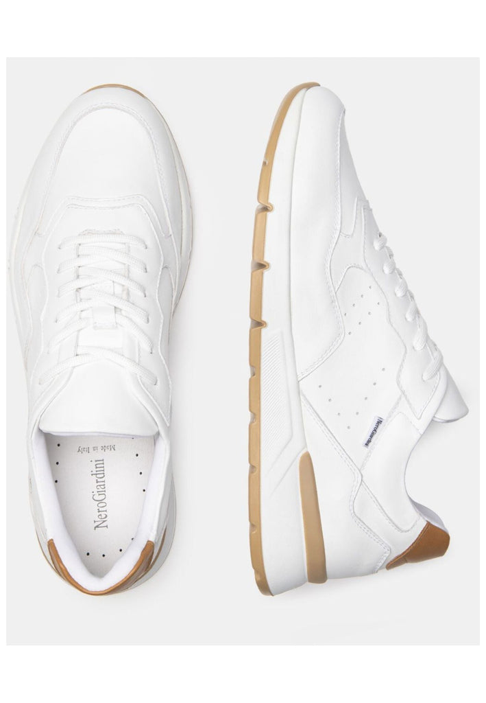 Nero Giardini Sneaker Leder/Textil Weiß