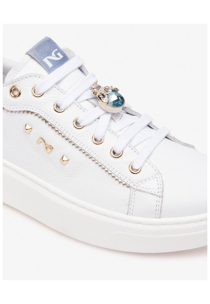 Nero Giardini Sneaker Leder/Textil Weiß