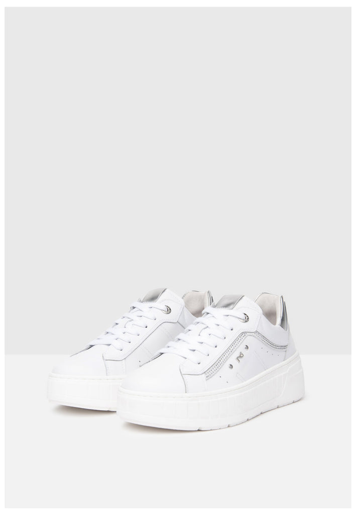 Nero Giardini Sneaker Leder/Textil Weiß