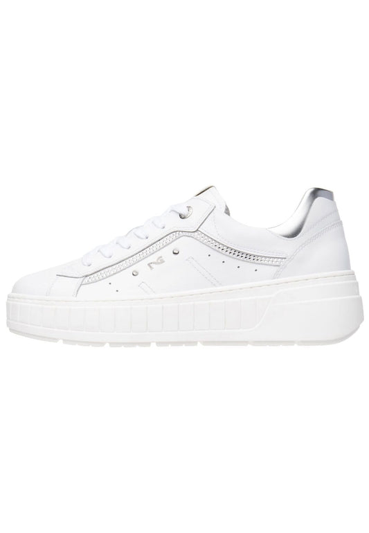 Nero Giardini Sneaker Leder/Textil Weiß
