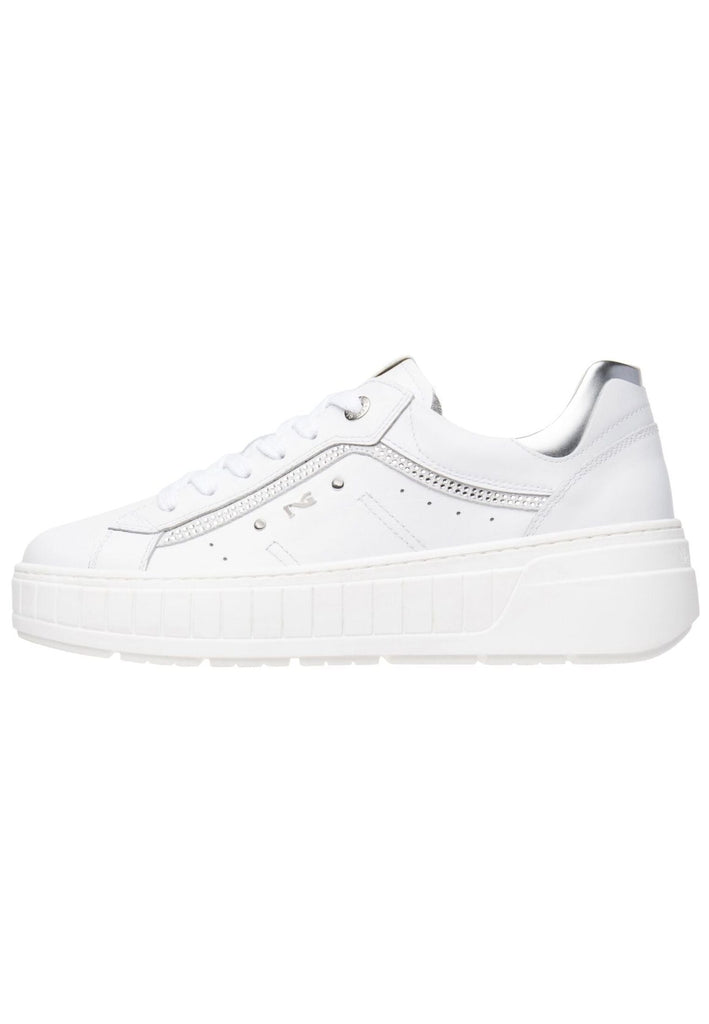 Nero Giardini Sneaker Leder/Textil Weiß