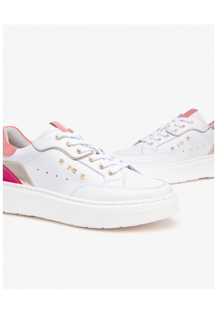 Nero Giardini Sneaker Leder/Textil Weiß