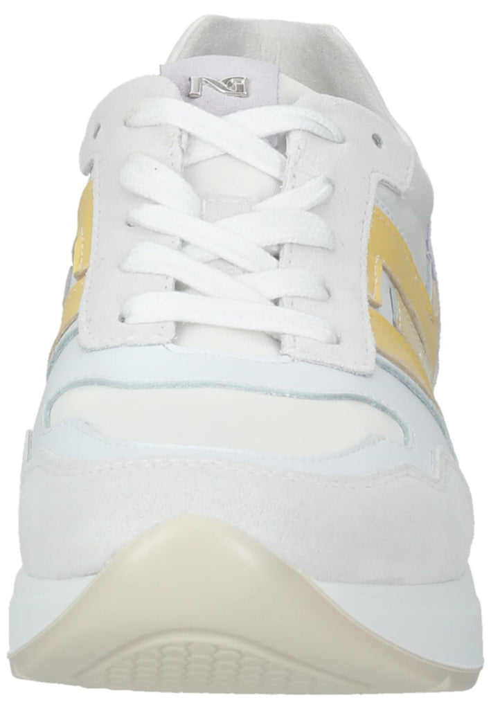 Nero Giardini Sneaker Leder/Textil Weiß/Gelb
