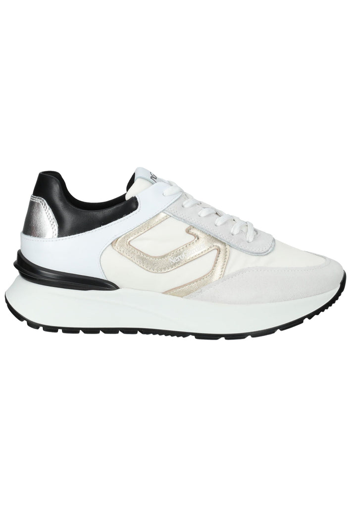 Nero Giardini Sneaker Leder/Textil Weiß/Gold