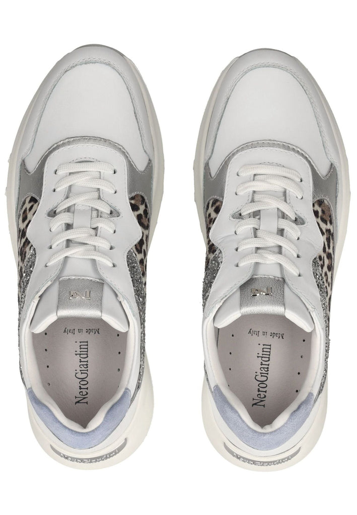 Nero Giardini Sneaker Leder/Textil Weiß Kombi