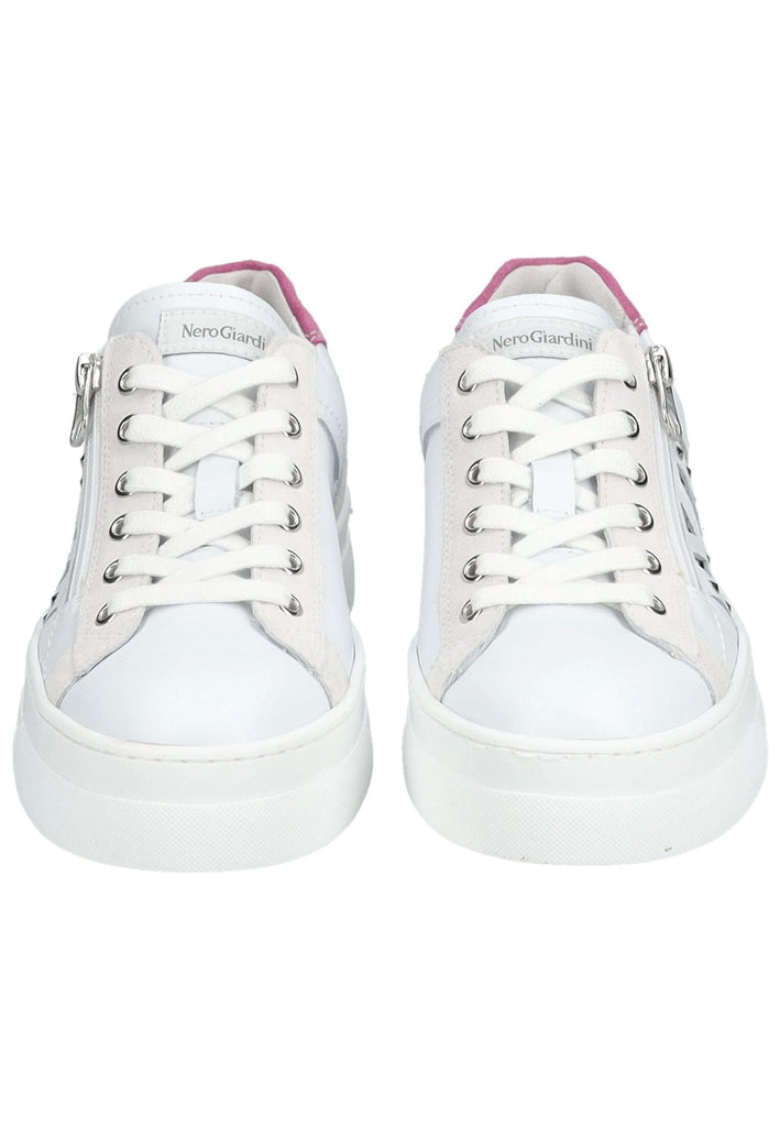 Nero Giardini Sneaker Leder/Textil Weiß/Pink