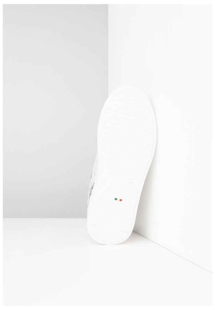 Nero Giardini Sneaker Leder/Textil Weiß/Silber