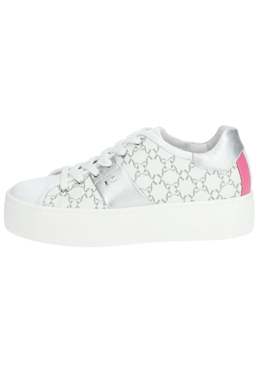 Nero Giardini Sneaker Leder/Textil Weiß/Silber