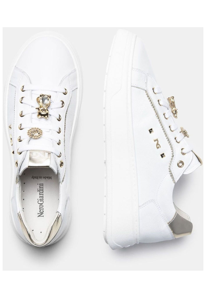 Nero Giardini Sneaker Leder Weiß