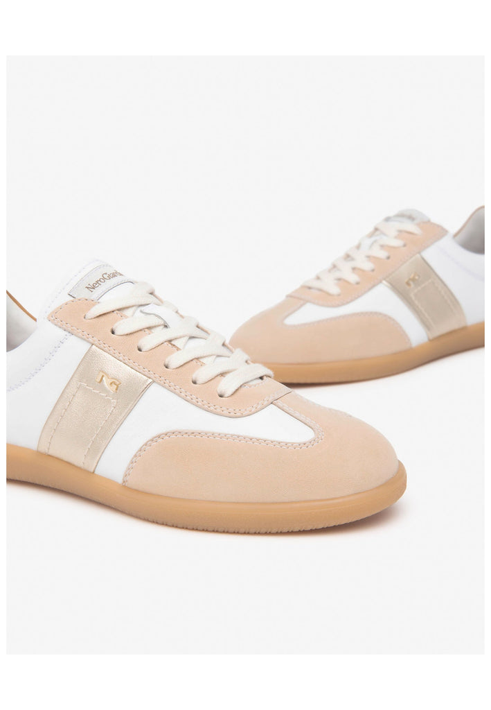 Nero Giardini Sneaker Leder Weiß/Beige