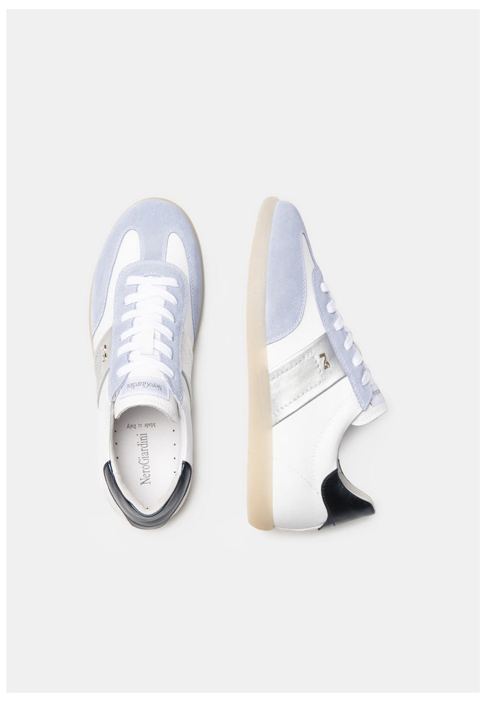 Nero Giardini Sneaker Leder Weiß/Blau