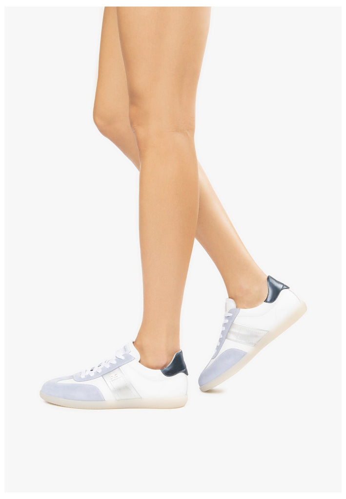 Nero Giardini Sneaker Leder Weiß/Blau