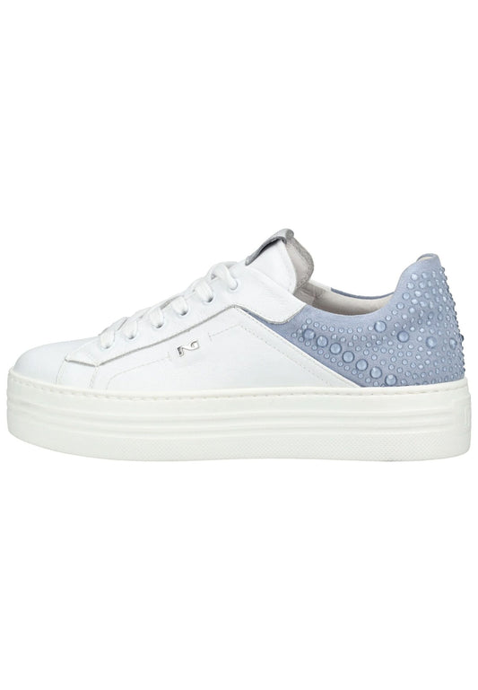 Nero Giardini Sneaker Leder Weiß Kombi