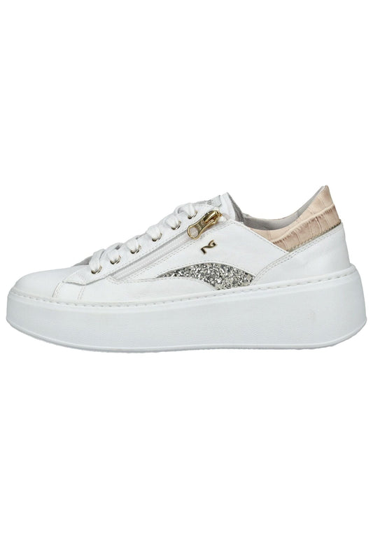 Nero Giardini Sneaker Leder Weiß Kombi