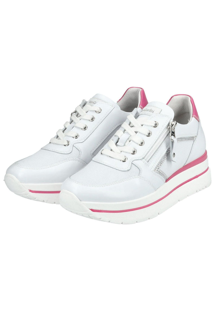 Nero Giardini Sneaker Leder Weiß/Pink