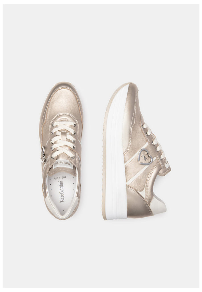 Nero Giardini Sneaker Lederimitat Rosegold