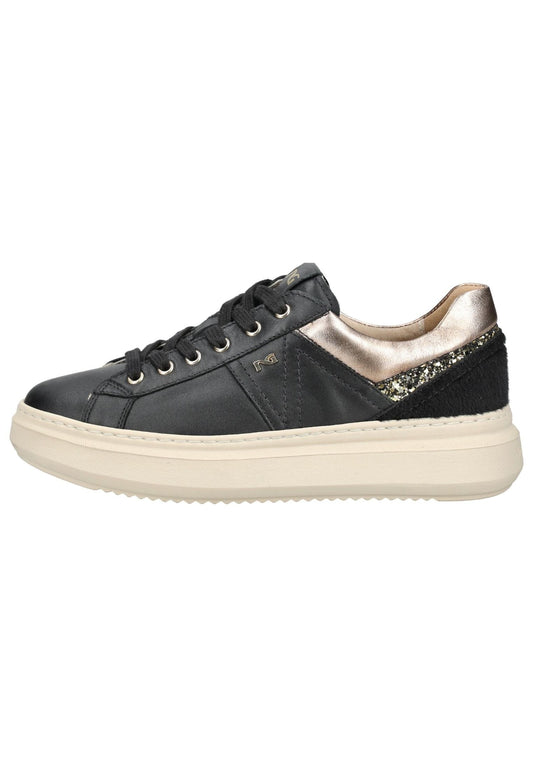 Nero Giardini Sneaker Lederimitat Schwarz