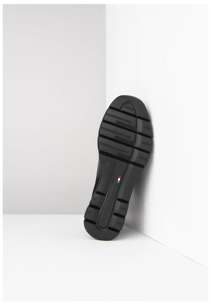 Nero Giardini Sneaker Lederimitat/Textil Schwarz