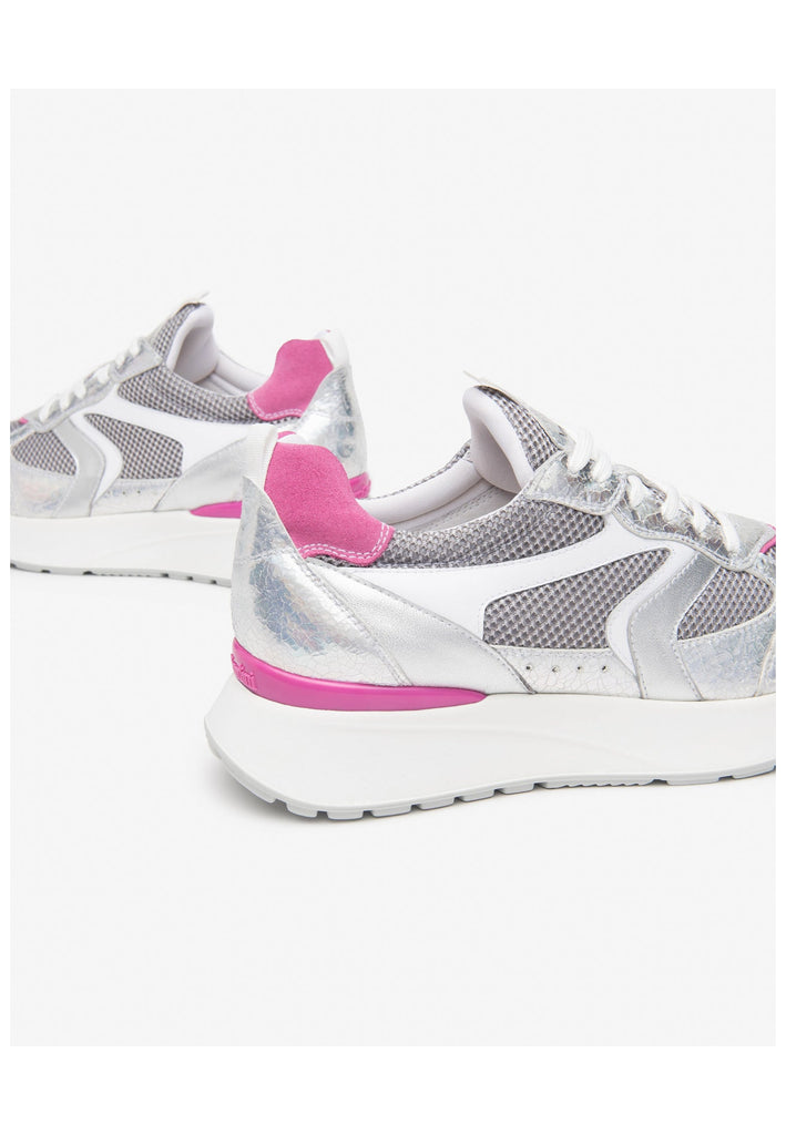 Nero Giardini Sneaker Lederimitat/Textil Silber