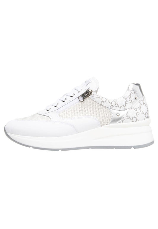 Nero Giardini Sneaker Lederimitat/Textil Weiß