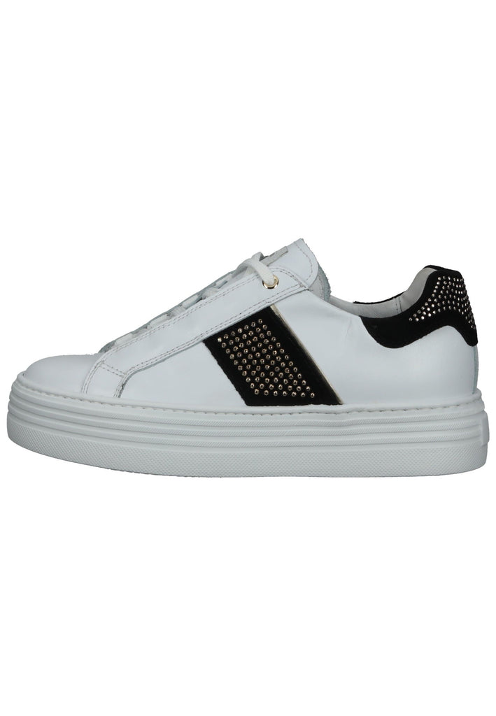 Sneaker Nero Giardini Sneaker Leder/Textil Bianco