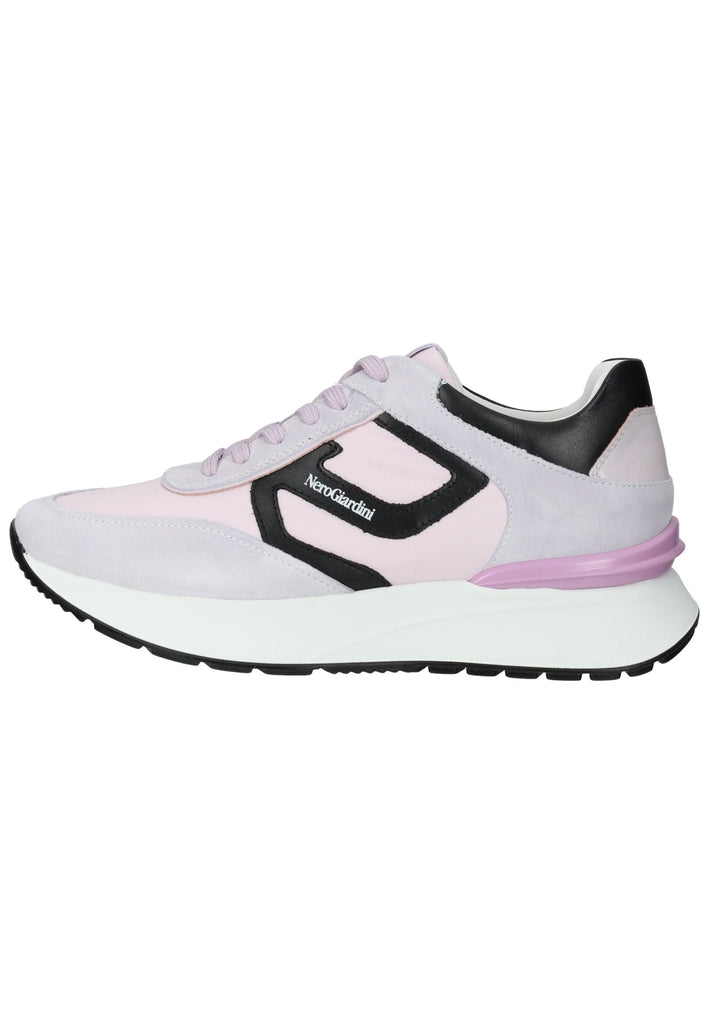 Sneaker Nero Giardini Sneaker Leder/Textil Schwarz/Rosa