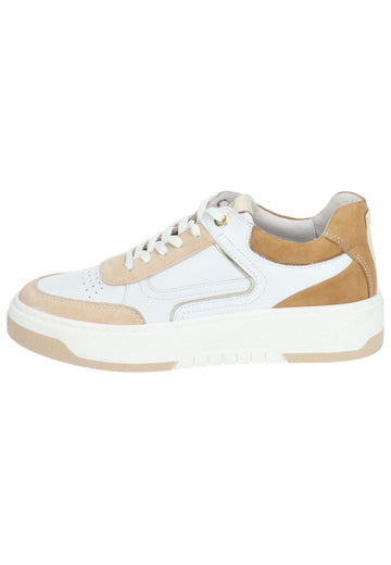 Sneaker Nero Giardini Sneaker Leder/Textil Weiß/Braun