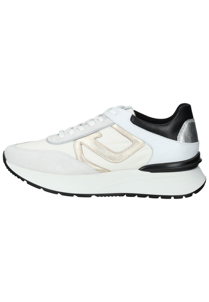 Sneaker Nero Giardini Sneaker Leder/Textil Weiß/Gold