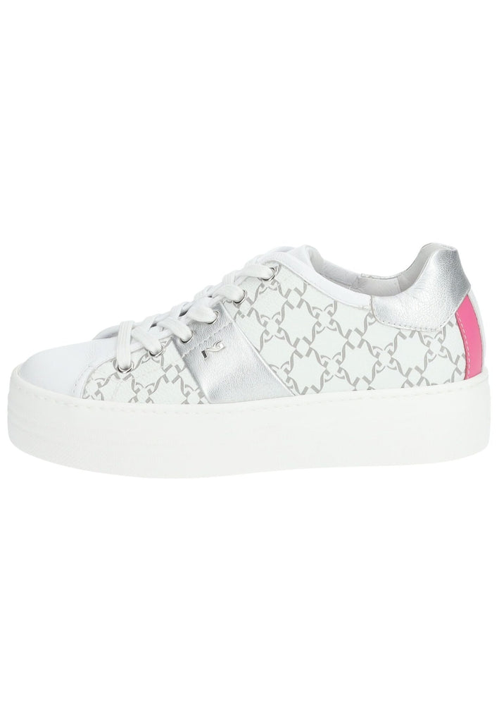 Sneaker Nero Giardini Sneaker Leder/Textil Weiß/Silber