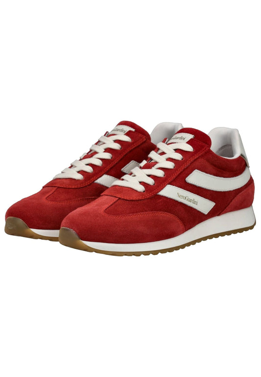 Nero Giardini Sneaker Veloursleder Rubinrot