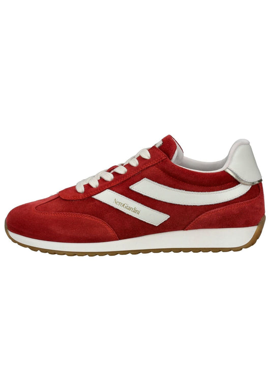 Nero Giardini Sneaker Veloursleder Rubinrot