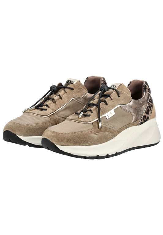 Nero Giardini Sneaker Veloursleder/Textil Beige