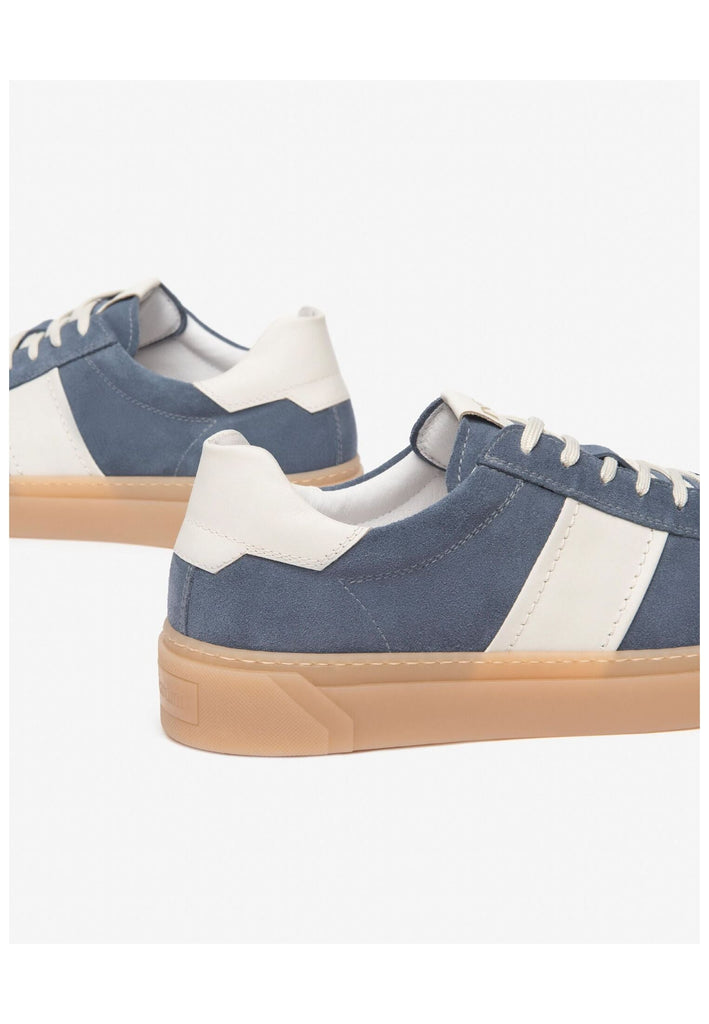 Nero Giardini Sneaker Veloursleder/Textil Blau/Weiß