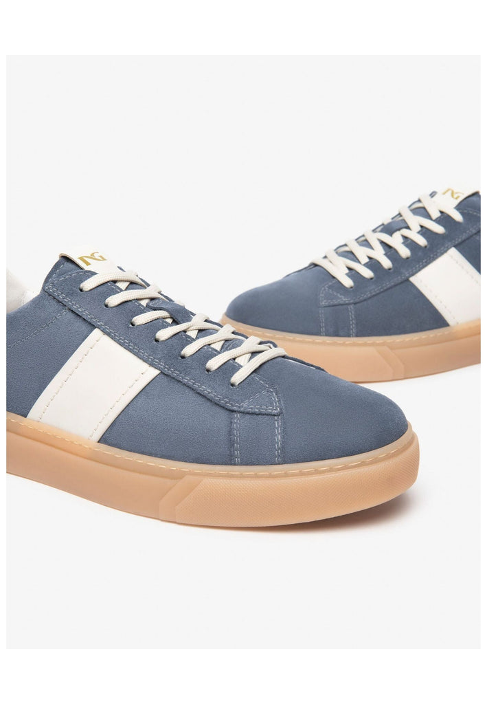 Nero Giardini Sneaker Veloursleder/Textil Blau/Weiß