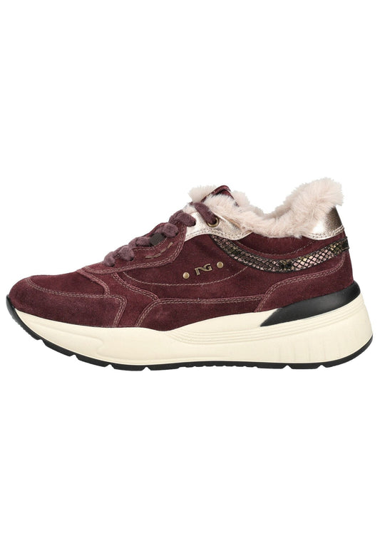 Nero Giardini Sneaker Veloursleder/Textil Bordeaux Warmfutter