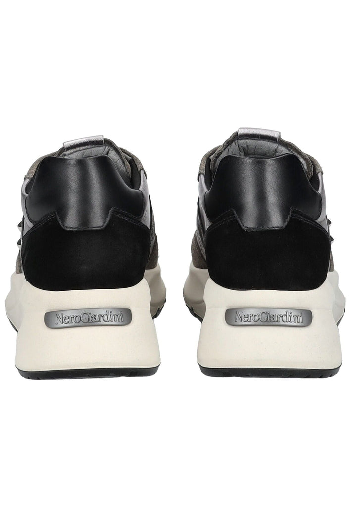 Nero Giardini Sneaker Veloursleder/Textil Grau/Schwarz