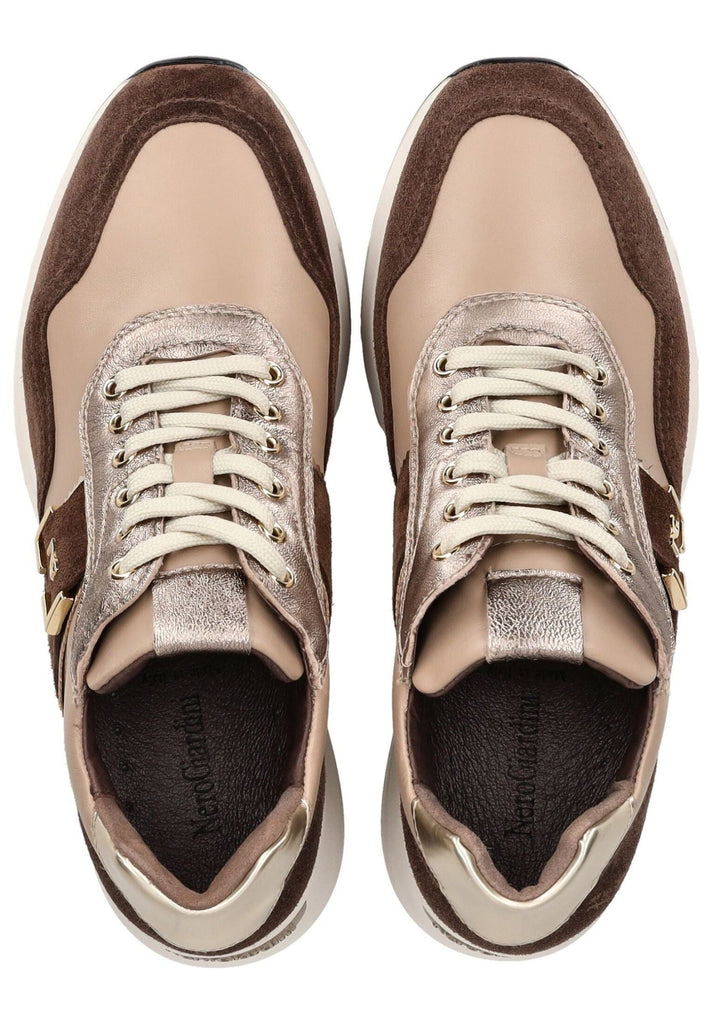 Nero Giardini Sneaker Veloursleder/Textil Kastanie