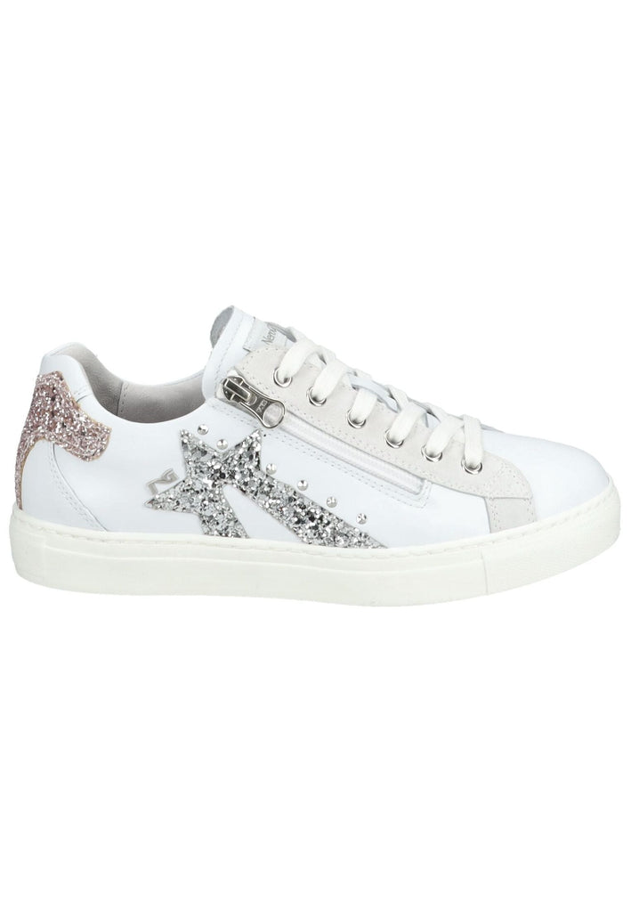 Nero Giardini Sneaker Veloursleder/Textil Weiß/Silber