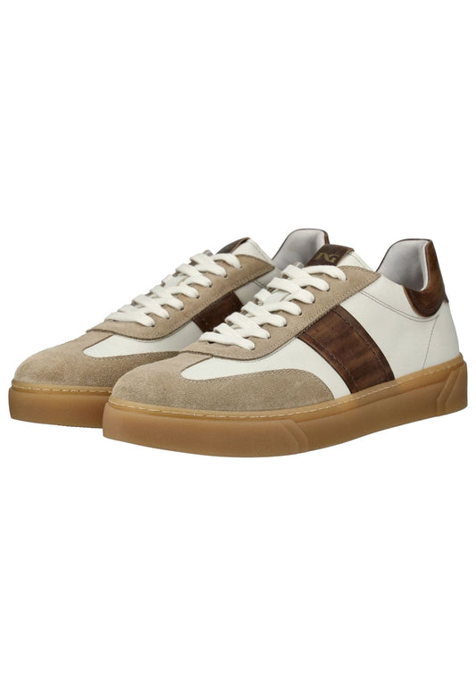 Nero Giardini Sneaker Veloursleder Weiß/Beige