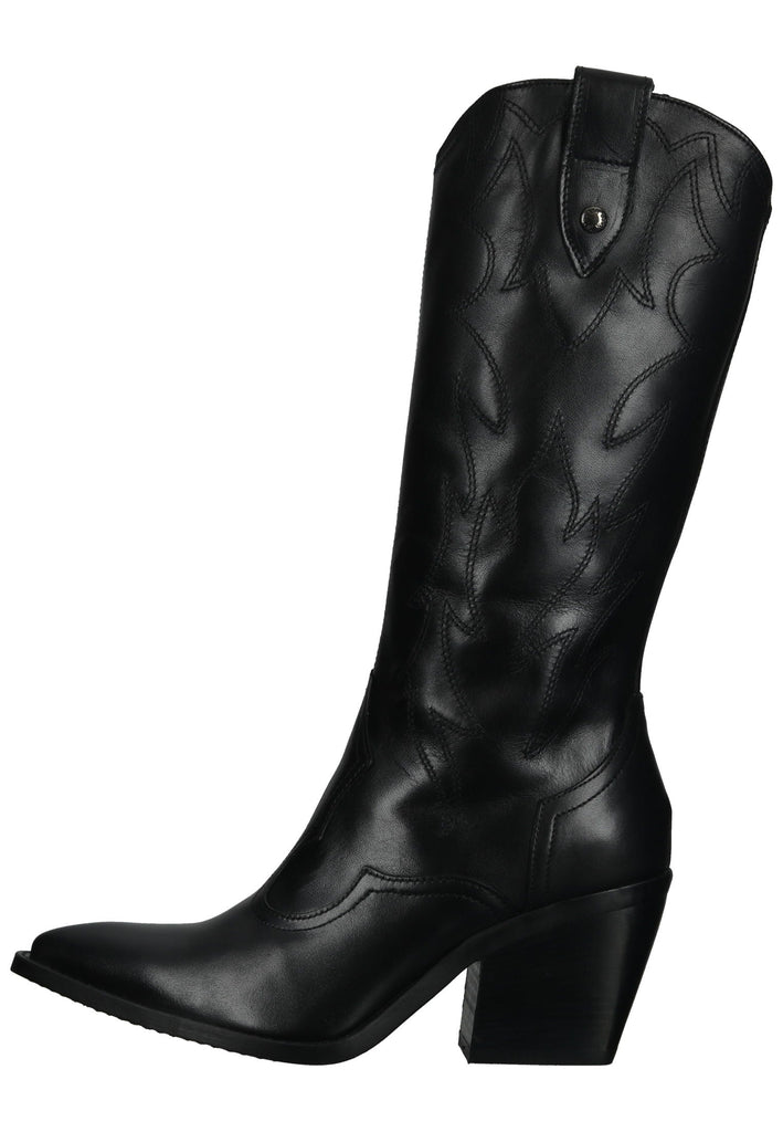 Nero Giardini Stiefel Glattleder Schwarz