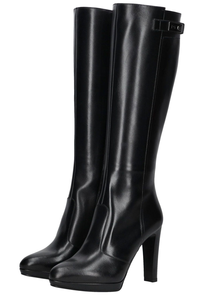 Nero Giardini Stiefel Glattleder Schwarz