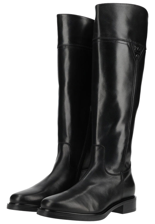 Nero Giardini Stiefel Glattleder Schwarz