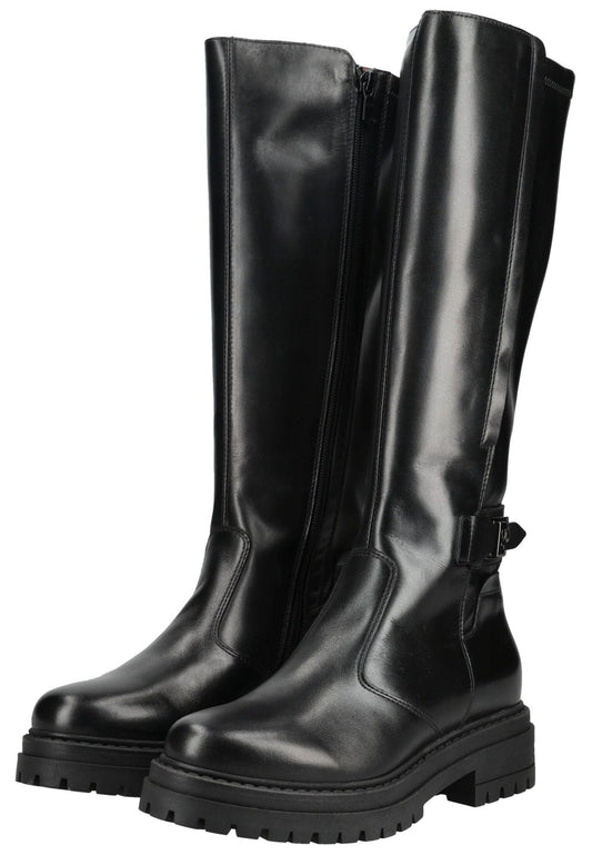 Nero Giardini Stiefel Glattleder Schwarz