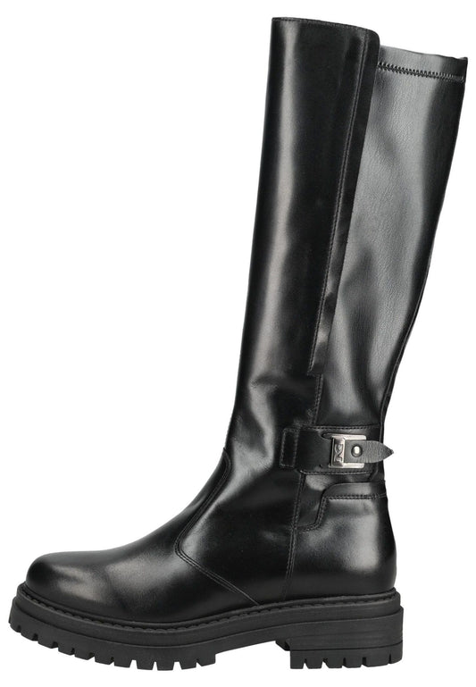 Nero Giardini Stiefel Glattleder Schwarz