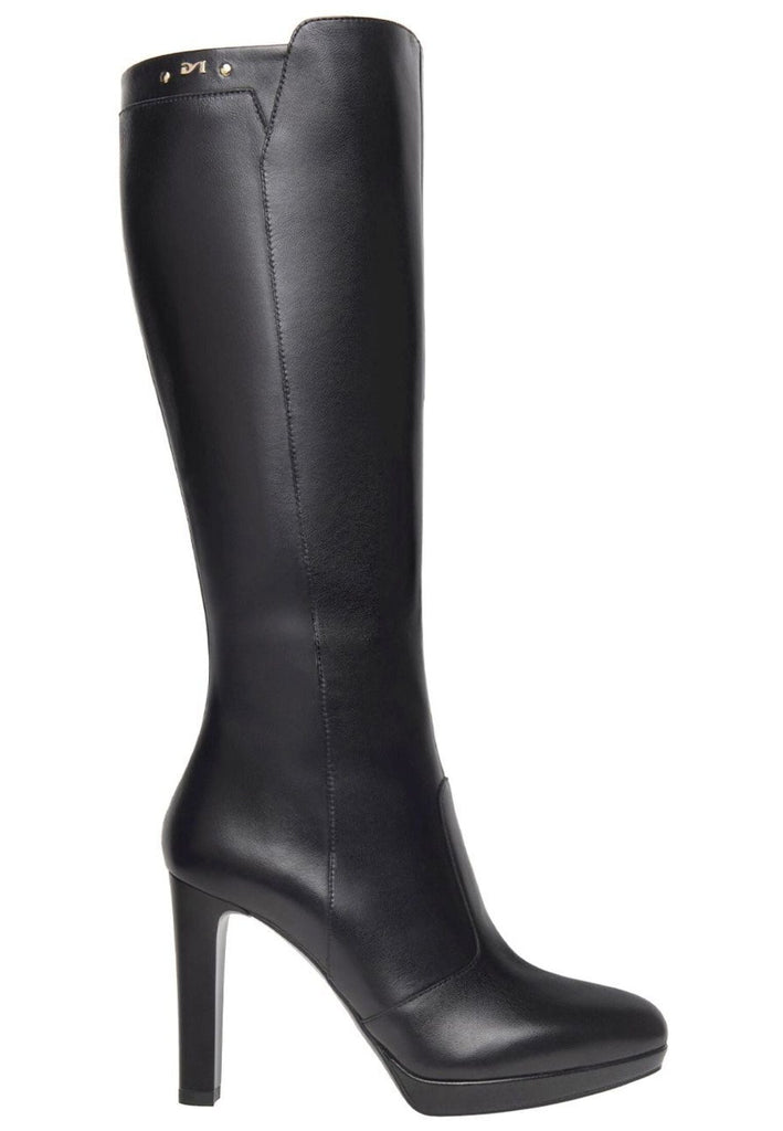 Nero Giardini Stiefel Leder Schwarz