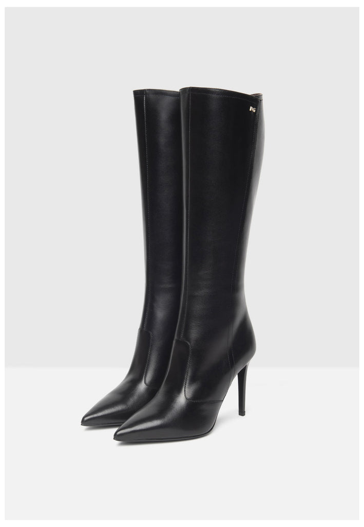 Nero Giardini Stiefel Leder Schwarz