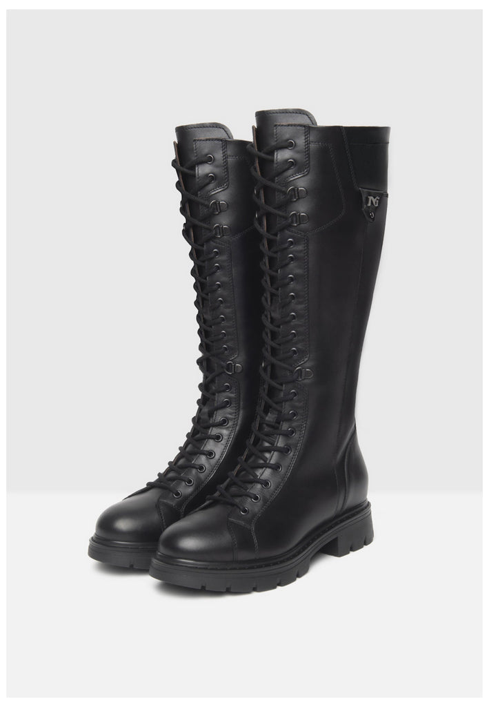 Nero Giardini Stiefel Leder Schwarz
